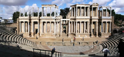 Merida_Roman_Theater panoramic view
